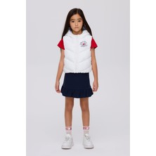 Beverly Hills Polo Club Bg Store Kız Çocuk Beyaz Yelek