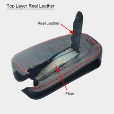 Wenchang Shop C Pembe Vw Volkswagen Polo Golf 7 Passat B6 B5 Up Beetle Tiguan Skoda Octavia Seat Ibiza Leon Için Deri Araba Anahtar Kılıfı Flip Uzaktan Kumanda Kapak (Yurt Dışından)