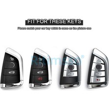 3btns Gümüş Bmw X1 X3 X4 X5 F15 X6 F16 Geries G11 F48 F G Için Çinko Alaşım Araba Anahtar Kılıfı Kapak Kabuk Koruyucu (Yurt Dışından)