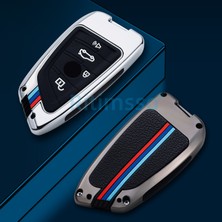 3btns Gümüş Bmw X1 X3 X4 X5 F15 X6 F16 Geries G11 F48 F G Için Çinko Alaşım Araba Anahtar Kılıfı Kapak Kabuk Koruyucu (Yurt Dışından)