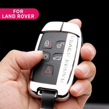 Anahtar B Gümüş Kırmızı Land Rover A9 Range Rover Sport Evoque Freelander 2 Jaguar Xe Xj Xjl Xf C-X16 V12 Gitar Için Çinko Alaşım Araba Anahtar Kılıfı Kapak Kabuk (Yurt Dışından)