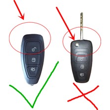 B-Mavi Ford Fiesta Için Yumuşak Tpu Otomatik Anahtar Koruma Kılıfı Kabuk Araba-Stil Için Ford Focus C-Max Için Anahtarlık Kılıfı (Yurt Dışından)