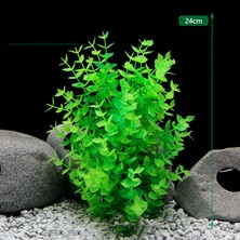 No.2 Tarzı Akvaryum Bitki Dekorasyon Yapay Balık Tankı Plasttiles Çim Peyzaj Süs Dekor Su Aksesuarları 24CM (Yurt Dışından)