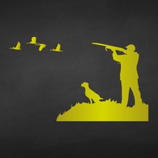 Avcı Duvar Sticker Avcı Sticker Ördek Avı Araba Sticker