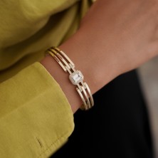 Altıntaş Büyük Bagetli Kaburga Altın Kelepçe