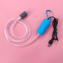 Açık Mavi Tarzı Akvaryum Balık Tankı Oksijen Hava Pompası Kompresör Sessiz Taşınabilir USB Mini Enerji Tasarrufu Havalandırma 7 Renk Ev Mağaza Balık Malzemesi Için (Yurt Dışından)