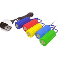 Lacivert Tarzı Taşınabilir Mini USB Akvaryum Balık Tankı Oksijen Hava Pompası Sessiz Enerji Tasarrufu Malzemeleri Sucul Teraryum Balık Tankı Aksesuarları (Yurt Dışından)