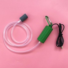 Orduyeşil Stil Taşınabilir Mini USB Akvaryum Balık Tankı Oksijen Hava Pompası Sessiz Enerji Tasarrufu Malzemeleri Akvaryum Terrarium Balık Tankı Aksesuarları (Yurt Dışından)