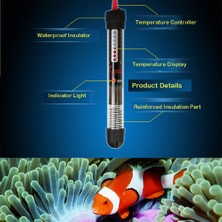 100W Tarzı Akvaryum Balık Tankı Temizleyici Basit Sıcaklığı Kontrol Araçlarıyla Submersible Su Vitreous Isıtıcı Isıtma Çubuğu (Yurt Dışından)