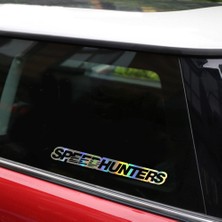 Wenchang Shop C Siyah Aliauto Araba Sticker'ı Speedhunters Motosiklet Otomobil Stil Vinyl 3D Su Geçirmez Güneş Kremi Anti-Uv Yansıtıcı Çıkartmalar, 50CM*5CM (Yurt Dışından)