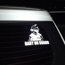 Wenchang Shop C Siyah Yjzt 15.5*15.2cm Bebek Yolda Güvenlik Uyarı Işareti Araba Stickerı (Yurt Dışından)