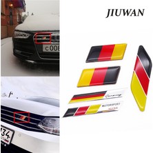 Wenchang Shop C C Alman Bayrak Amblem Rozeti Almanca Ön Süs Araba Stickeri Universal Araba Çıkartması-Benz Vw Audi Golf Için (Yurt Dışından)