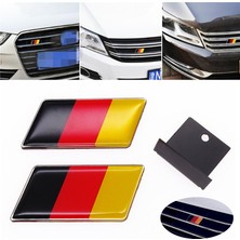 Wenchang Shop C C Alman Bayrak Amblem Rozeti Almanca Ön Süs Araba Stickeri Universal Araba Çıkartması-Benz Vw Audi Golf Için (Yurt Dışından)