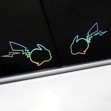 Wenchang Shop C A-Gökkuşağı 01 Yakıt Tankı Kapak Cam Tampon Bagaj Kask Yansıtıcı Su Geçirmez Sticker Güzel Çıkartma (Yurt Dışından)