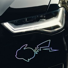 Wenchang Shop C A-Gökkuşağı 01 Yakıt Tankı Kapak Cam Tampon Bagaj Kask Yansıtıcı Su Geçirmez Sticker Güzel Çıkartma (Yurt Dışından)
