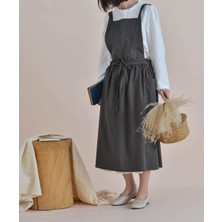 Zhuxi Shop B Koyu Gri Tarzı Su Geçirmez Çiçekçi Kadın Önlüğü Pamuk Bahçe Marketleri Mutfak Pişirme Fırın Temizlik Restoran Için (Yurt Dışından)