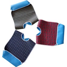 Zhuxi Shop B Mavi Stil Yetişkin Su Geçirmez Öğün Önlüğü Kumaş Koruyucu Engelliler Yardımcı Önlük (Yurt Dışından)