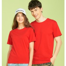 Zhuxi Shop B Mavi Stil L Boyutu 190G Karting Pamuk T-Shirt Erkeklerin Düz Renk Üstü Kadınların Özel Logo Takım Forması Giyim Yaz Özelleştirme (Yurt Dışından)