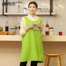 Zhuxi Shop B Kırmızı Göz Kırpma Stili Tek Boyut Moda Sevimli Tırnak Dükkanı Cof Kreş Önlüğü Pinafore Kadınlar Mutfak Fırın Elbiseleri Baskı Logo (Yurt Dışından)