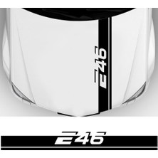 Wenchang Shop C E92 Stili Siyah Bmw E39 E46 E60 E90 E28 E30 E34 E36 E53 E61 E62 E70 E87 E91 E92 E93 Araba Aksesuarı Kaput Kapağı Vinil Film Sticker (Yurt Dışından)