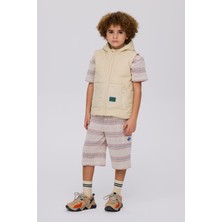 Beverly Hills Polo Club  Erkek Çocuk Bej Yelek