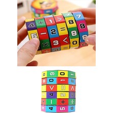 Muçis Açık Mavi Zeka Küpü Eğitici Oyuncak Matematik Sayılar Sihirli Küp 4+ Yaş Eğlenceli Tasarımlı 1 Adet