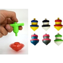 Muçis 90'lar Nostaljik Eğitici Oyuncaklar -3'er Adet Ufo Fırıldak, Plastik Topaç, Ufo Fırfır, Su Yüzüğü