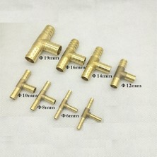 4 Yollu Stil 12 mm Diken Messing Birleştirici Boru Bağlantısı T x Y U Tipi Hortum Bağlantı Parçası Bakır Torbalı Konnektör Ortak Adaptör (Yurt Dışından)