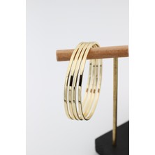 Xupıng Jewelry 14 Ayar Altın Kaplama, Ajda Bileklik 2 Adet