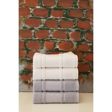 Özdilek Camellia Havlu 4'lü Krem Gri