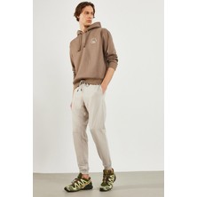 Marc Paçası Lastikli Slim Fit Eşofman Altı - Gri