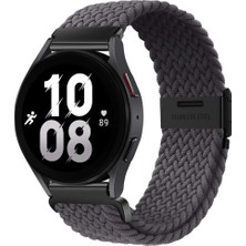 MMP Shop Samsung Galaxy Watch 4 5 6 7 Fe 40 44MM Classic 42 43 46 47MM Uyumlu 20MM Metal Klips Örgü Kordon