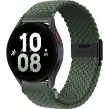 MMP Shop Samsung Galaxy Watch 4 5 6 7 Fe 40 44MM Classic 42 43 46 47MM Uyumlu 20MM Metal Klips Örgü Kordon