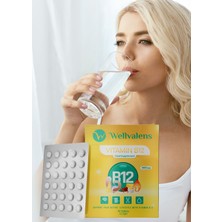 Wellvalens B12 Vitamin 1000 mcg Tablet – Günlük Enerji ve Destek | 90 Tablet