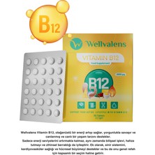 Wellvalens B12 Vitamin 1000 mcg Tablet – Günlük Enerji ve Destek | 90 Tablet