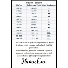 Hmaone Kadın %100 Pamuk 5'li Yüksek Bel Fitilli Külot