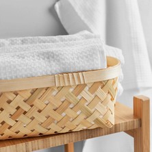 Ikea Saludıng 2'li Bambu Sepet Seti
