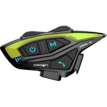 Crown Micro Cmmk-08 Kask Bluetooth Kulaklık Mikrofon Seti - Interkom