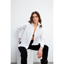 Rose Regular Fit Gömlek - Beyaz