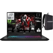 Msı Katana 17 Intel Core I5-12450H B12VFK-1031XTR-053 64GB 4tb+4tb RTX4060 Freedos 17.3 Inç 144 Hz Full Hd  Gaming Laptop & B12VFK1031XTRK053