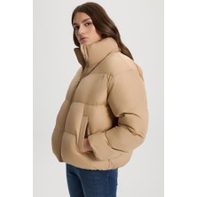 Lucia Şişme Mont - Bej