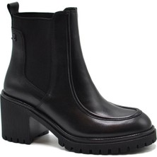 Venüs Kadın Deri Yanı Toka Detaylı Bot 2451510K - Siyah - 36