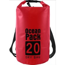 Skatinger Boards Ocean Pack Kırmızı 20 L Su Geçirmez Yüzen Çanta