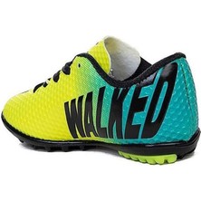 Walked 401-25 Halı Saha Krampon Sarı Turkuaz 36-39