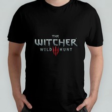 Pixxa The Witcher 3 Wild Hunt %100 Pamuklu Bisiklet Yaka T-Shirt Model 5