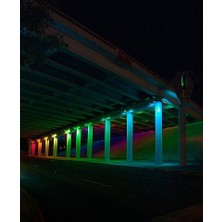 70 cm Wallwasher LED Bina Dış Duvar Aydınlatma Renkli Rgb Işık