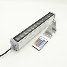 70 cm Wallwasher LED Bina Dış Duvar Aydınlatma Renkli Rgb Işık