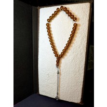 Anemore Collection Sevgiliye Özel Hediye Tesbih Çubuk Kehribar Küre Kesim H-1124.
