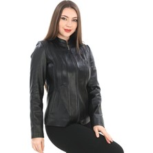 Kadın Hakiki Kuzu  Deri Ceket