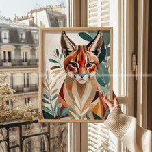 Tontilika Vahşi Doğa Temalı 3'lü Ahşap Çerçeveli Tablo Seti 21 x 30